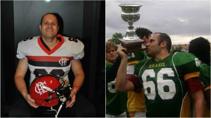 Felipe Grossi, torcedor da NFL