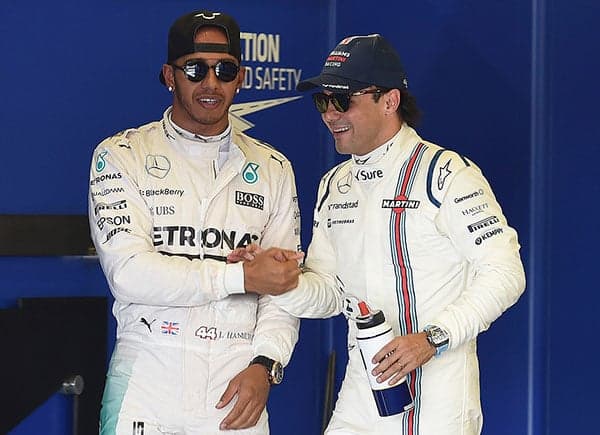 Lewis Hamilton e Felipe Massa