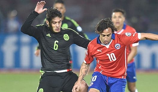 Chile x México - Copa América - Valdivia (Foto: Rodrigo Arangua/AFP)