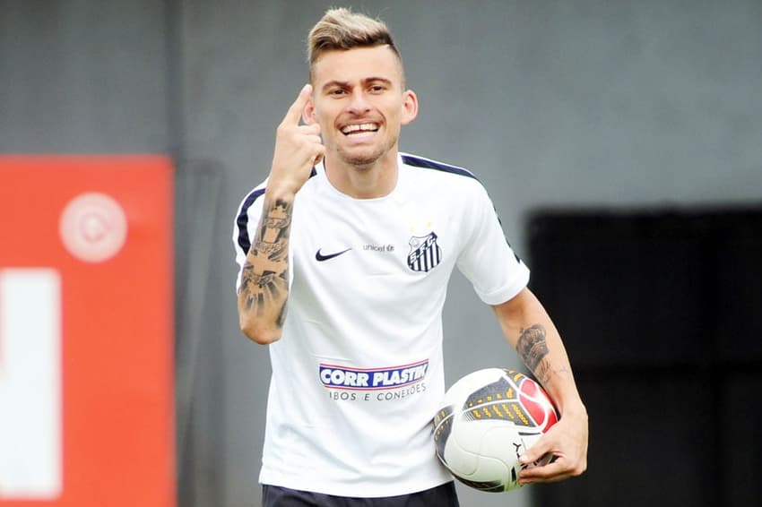 Lucas Lima, do Santos (Foto: Ivan Storti/LANCE!Press)