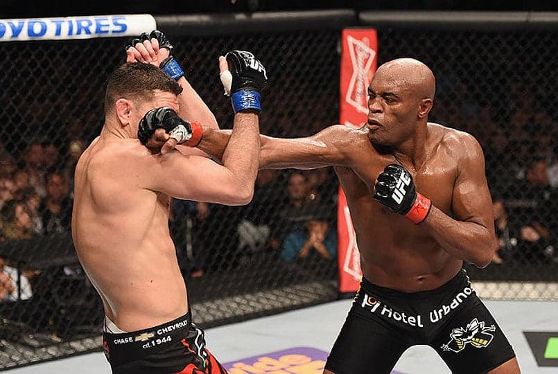 Anderson Silva quer um novo duelo contra  Nick Diaz (Foto: Divulgação/UFC)