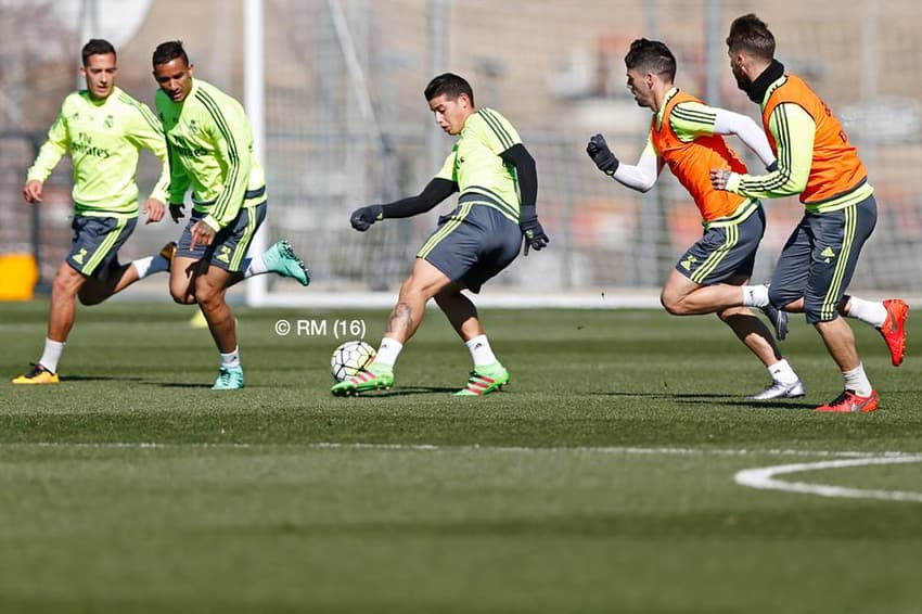 James Rodriguez - Treino do Real