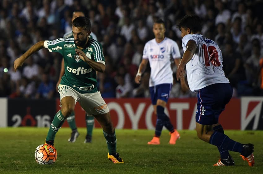 Libertadores - Nacional-uru x Palmeiras (foto:PABLO PORCIUNCULA / AFP)