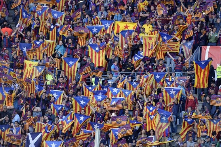 A torcida do Barcelona é estimada em quase 60 milhões de torcedores; confira as maiores torcidas do mundo (Foto: JOSEP LAGO / AFP)