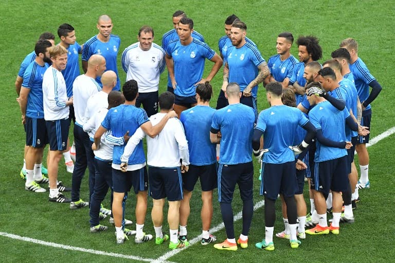 Treino Real Madrid - San Siro