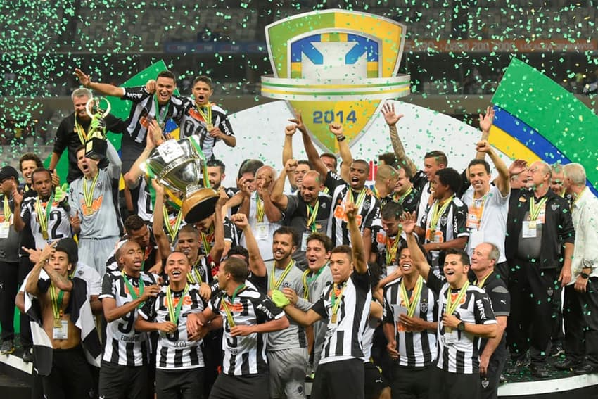 Em 2014, com gol de Diego Tardelli, Atlético venceu o Cruzeiro e faturou a Copa do Brasil. Rival lutava pela Tríplice Coroa