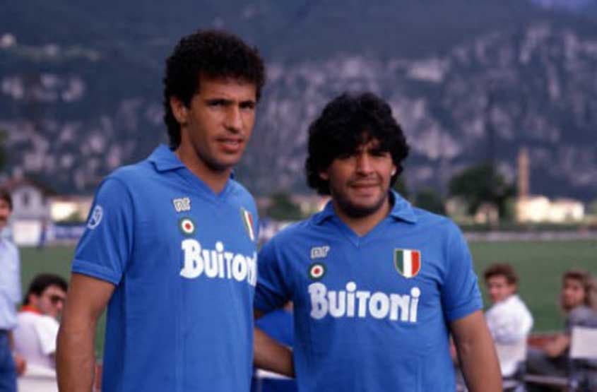Careca e Maradona - NAPOLI