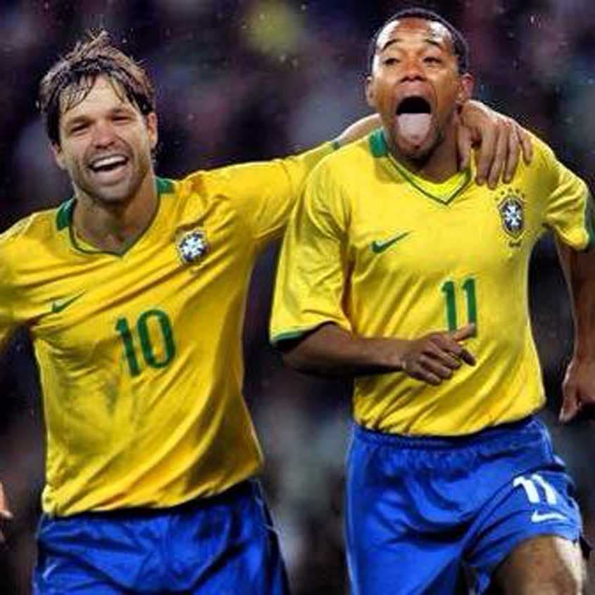 Diego Ribas e Robinho