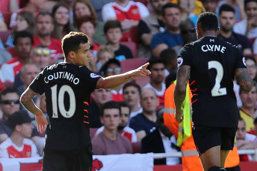 Coutinho - Arsenal x Liverpool