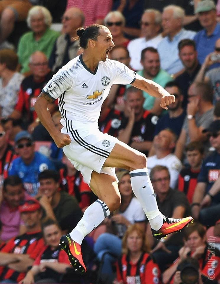 Ibrahimovic - Bournemouth x Manchester United