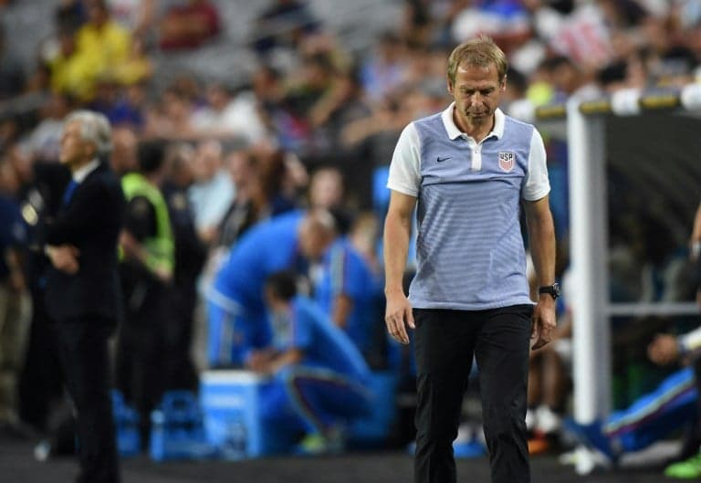 Jürgen Klinsmann à frente da seleção dos Estados Unidos (Foto: AFP/MARK RALSTON)
