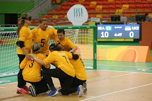 Goalball feminino (Foto: Cezar Loureiro/MPIX/CPB)