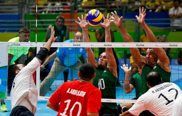 Vôlei sentado (Foto: Washington Alves/MPIX/CPB)