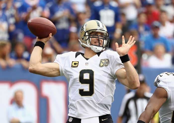 NY Giants x New Orleans Saints  - Drew Brees