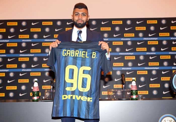 Gabigol é apresentado na Internazionale