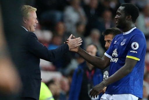 Ronald Koeman e Lukaku - Everton