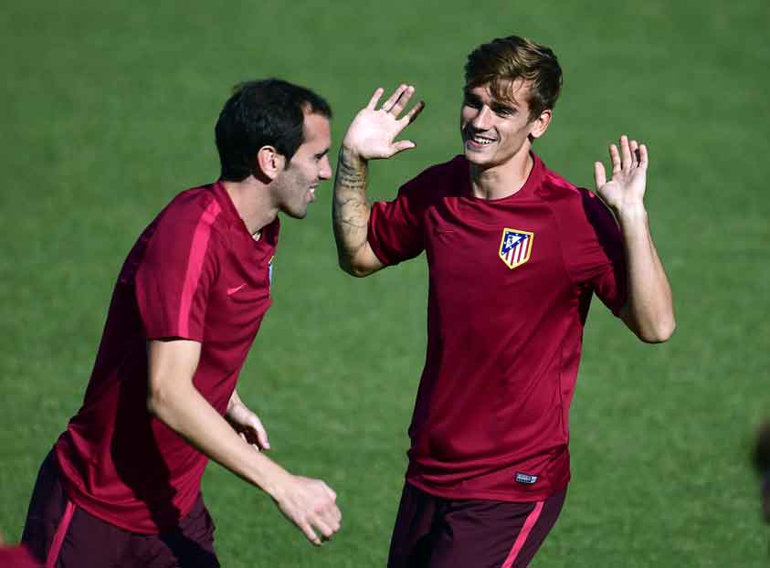 Griezmann e Godin - Atlético de Madrid