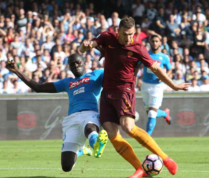 Dzeko - Napoli x Roma