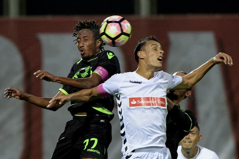 Hamzaoui e Gelson Martins - Nacional x Sporting