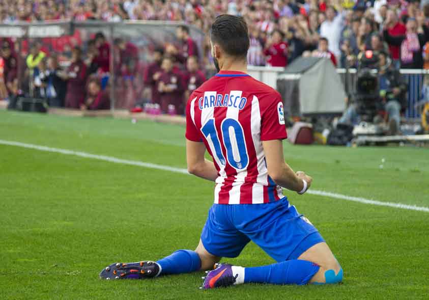 Ferreira-Carrasco - Atlético de Madrid x Málaga