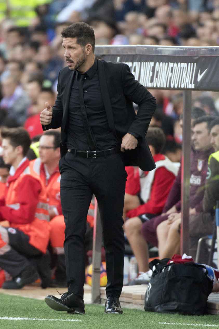 Simeone - Atletico de Madrid x Malaga