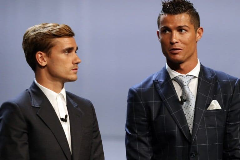 Griezmann e Cristiano Ronaldo