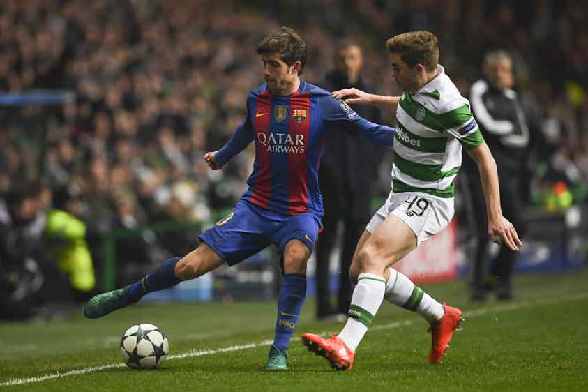 Sergi Roberto - Celtic x Barcelona