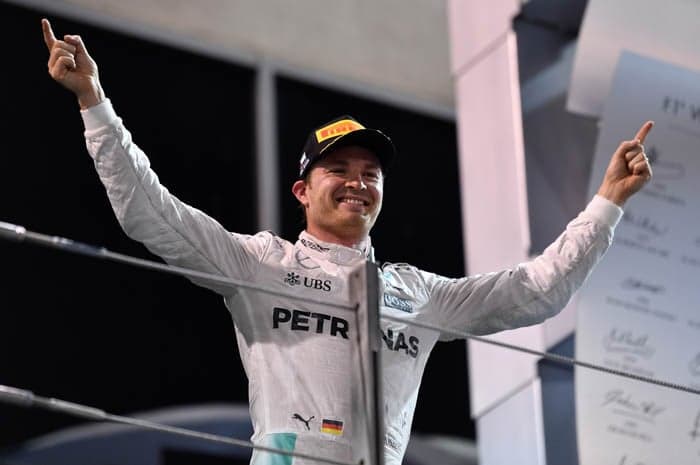 Nico Rosberg - Pódio, GP Abu Dhabi(Foto: ANDREJ ISAKOVIC / AFP)