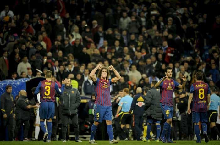 18/01/12 - Barcelona faz 2 a 1 no Real Madrid e larga em vantagem nas quartas de final da Copa do Rei