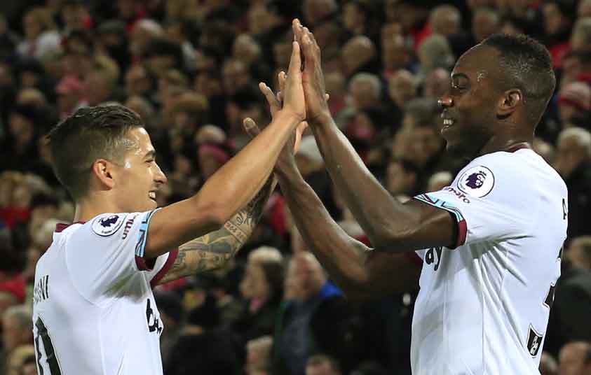 Lanzini e Antonio - Liverpool x West Ham