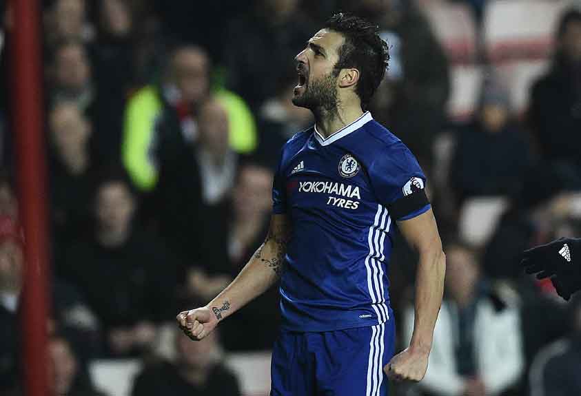 Fàbregas - Sunderland x Chelsea