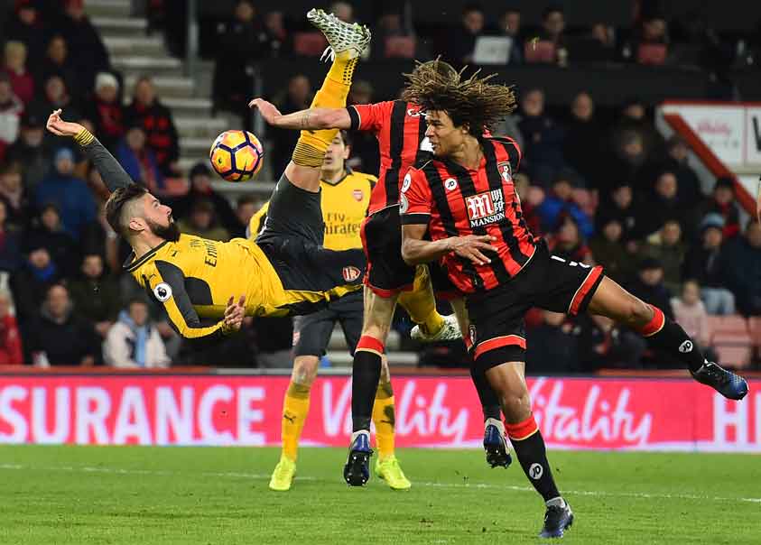 Giroud - Bournemouth x Arsenal