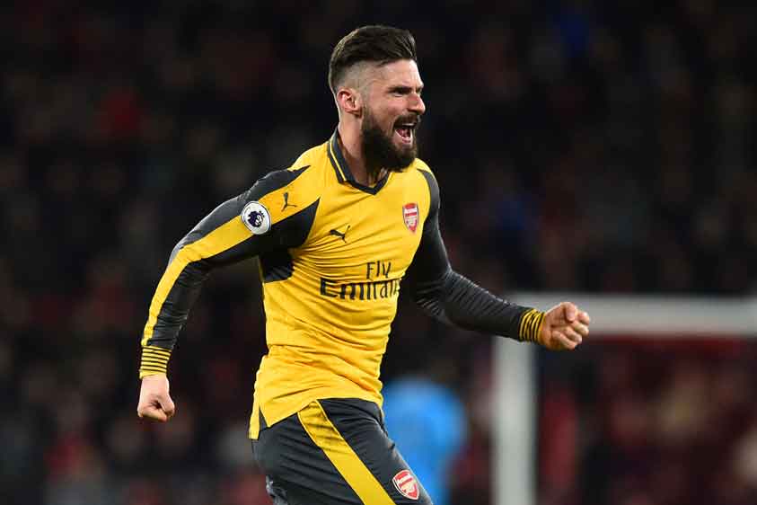 Giroud - Bournemouth x Arsenal