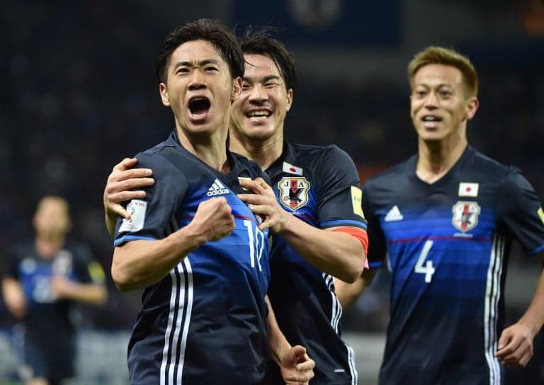 Kagawa, Okazaki e Honda - Japão