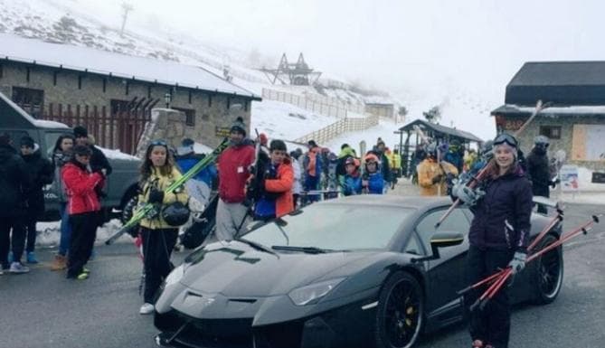 Cristiano Ronaldo - Lamborghini Aventador 2