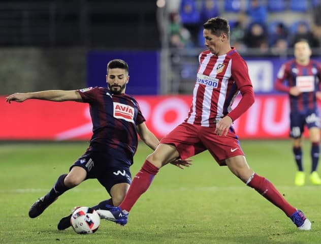 Fernando Torres e Fran Rico - Eibar x Atlético de Madrid