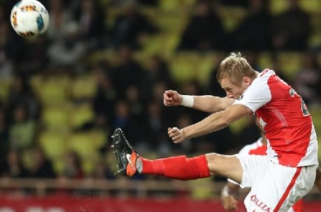 Kamil Glik marcou para o Monaco (Foto: Reprodução / Twitter)