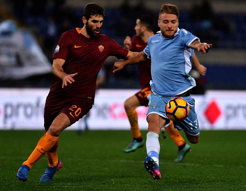 Immobile e Fazio - Lazio x Roma