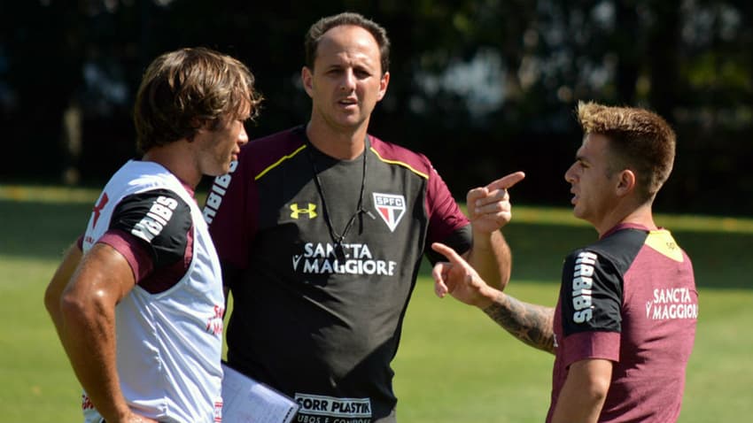 Lugano, Buffarini e Rogério Ceni - São Paulo