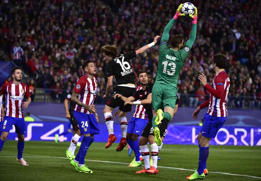 Oblak - Atlético de Madrid x Bayer Leverkusen