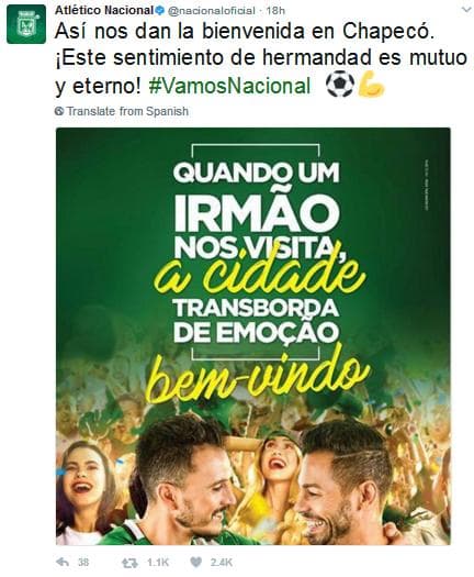 Chapecoense x Atletico Nacional