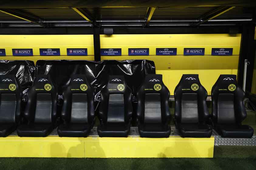 Banco do Signal Iduna Park / AFP)