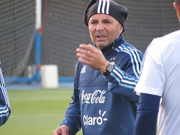 Treino Argentina - Sampaoli