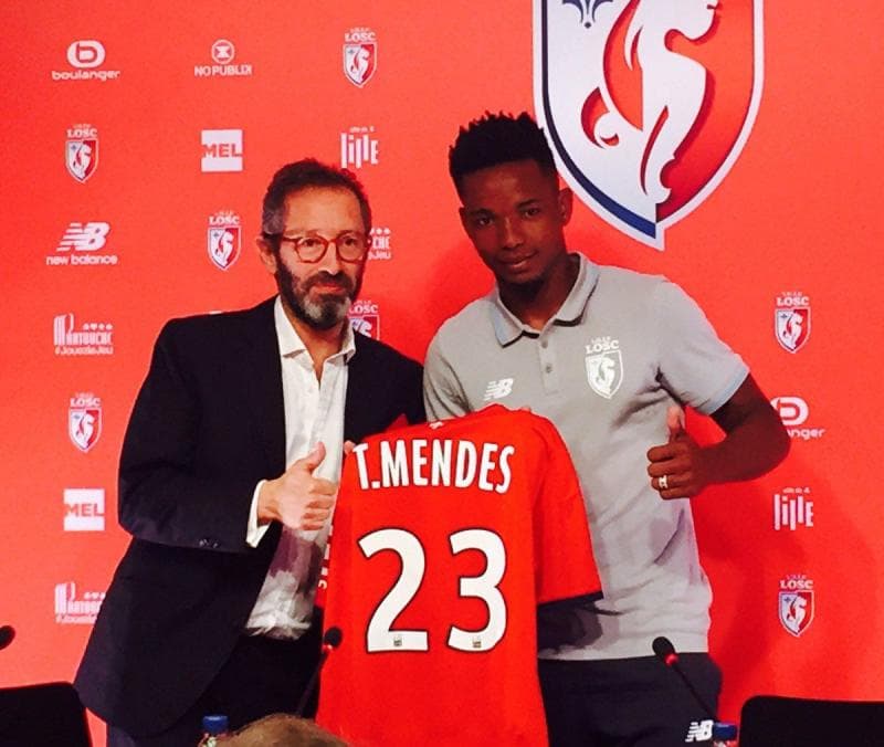 Thiago Mendes apresentado no Lille