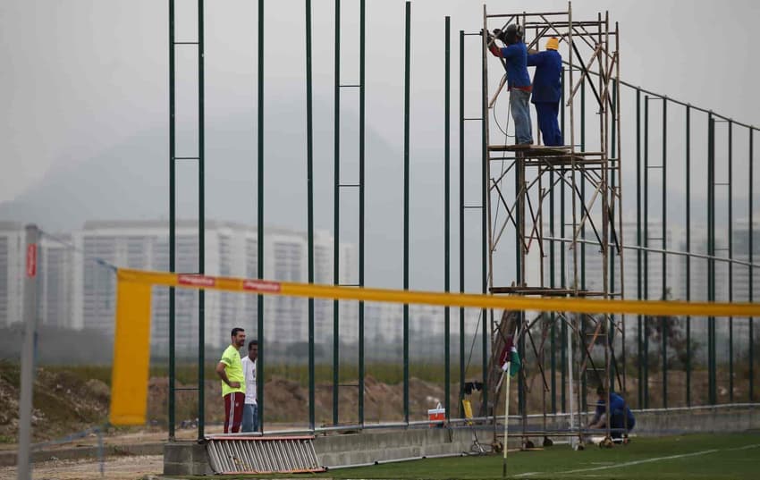 Alambrados no CT Pedro Antonio