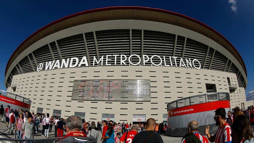 Estádio Metropolitano em Madri.