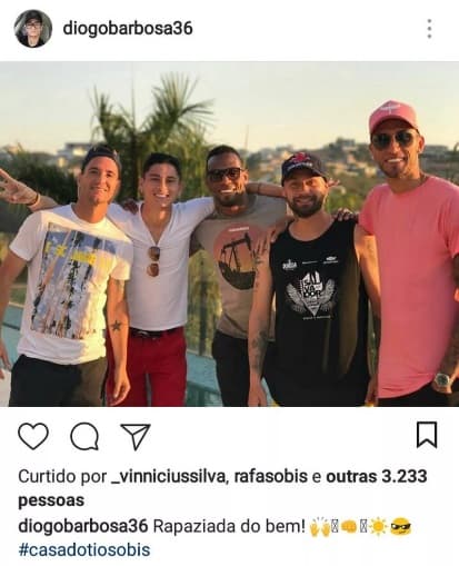 Dia de folga dos jogadores do Cruzeiro