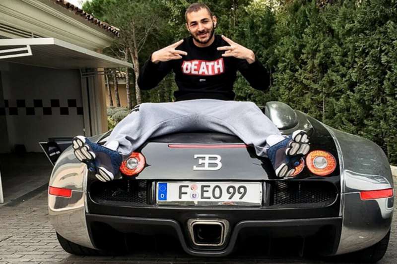 Benzema e Bugatti Veyron