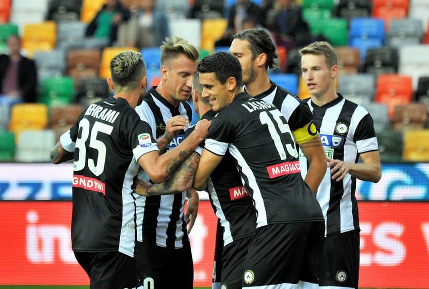 Udinese x Sampdoria