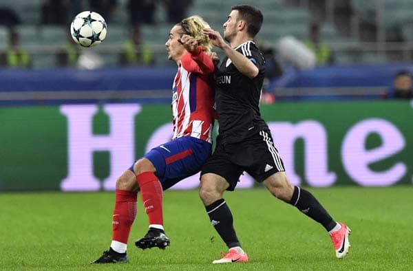 Griezmann - Qarabag x Atlético de Madrid